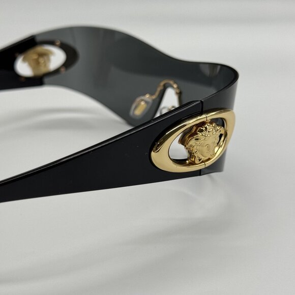 NEW VERSACE VE2280 1002/87 UNISEX BLACK VERSACE SUNGLASSES VE2280 100287 - Picture 9 of 12